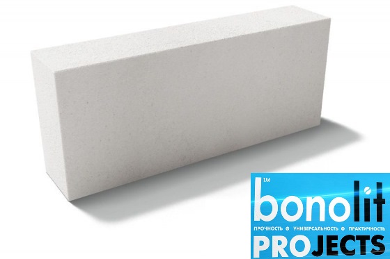 Газобетонный блок Bonolit Projects Дмитров (AeroStone) D400 B2,5 F100 600х200х150