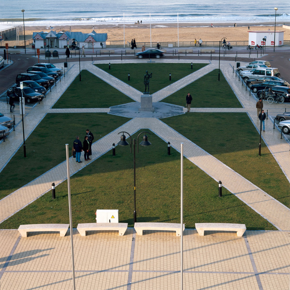 Тротуарная клинкерная брусчатка Vandersanden Kamenz желтая, 200*100*52 мм