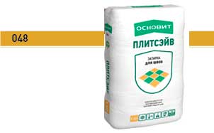 Затирка эластичная для швов ОСНОВИТ Плитсэйв XC6 E (ранее серия Т-121) 048 Золотистый, 2 кг