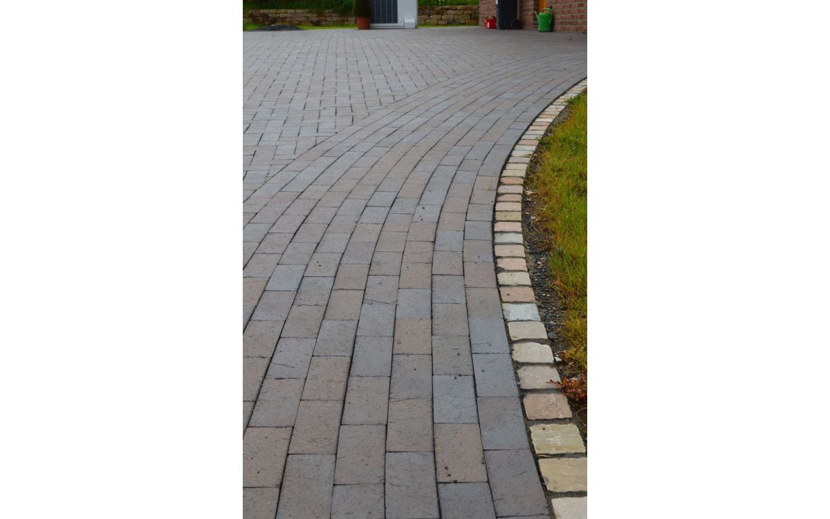 Тротуарная клинкерная брусчатка Vandersanden Alt Berlin серо-синяя, 200*100*52 мм